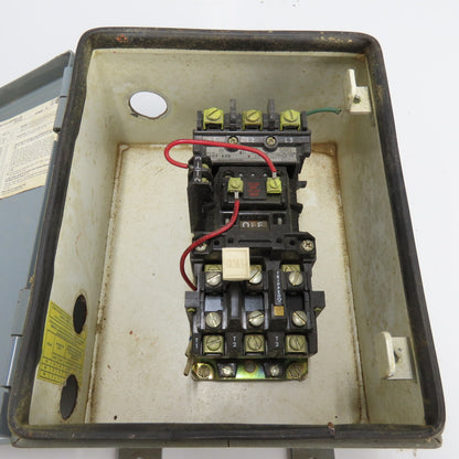 Allen Bradley 509-BJD Bulletin 509 Size 1 Magnetic Motor Controller 120V Coil