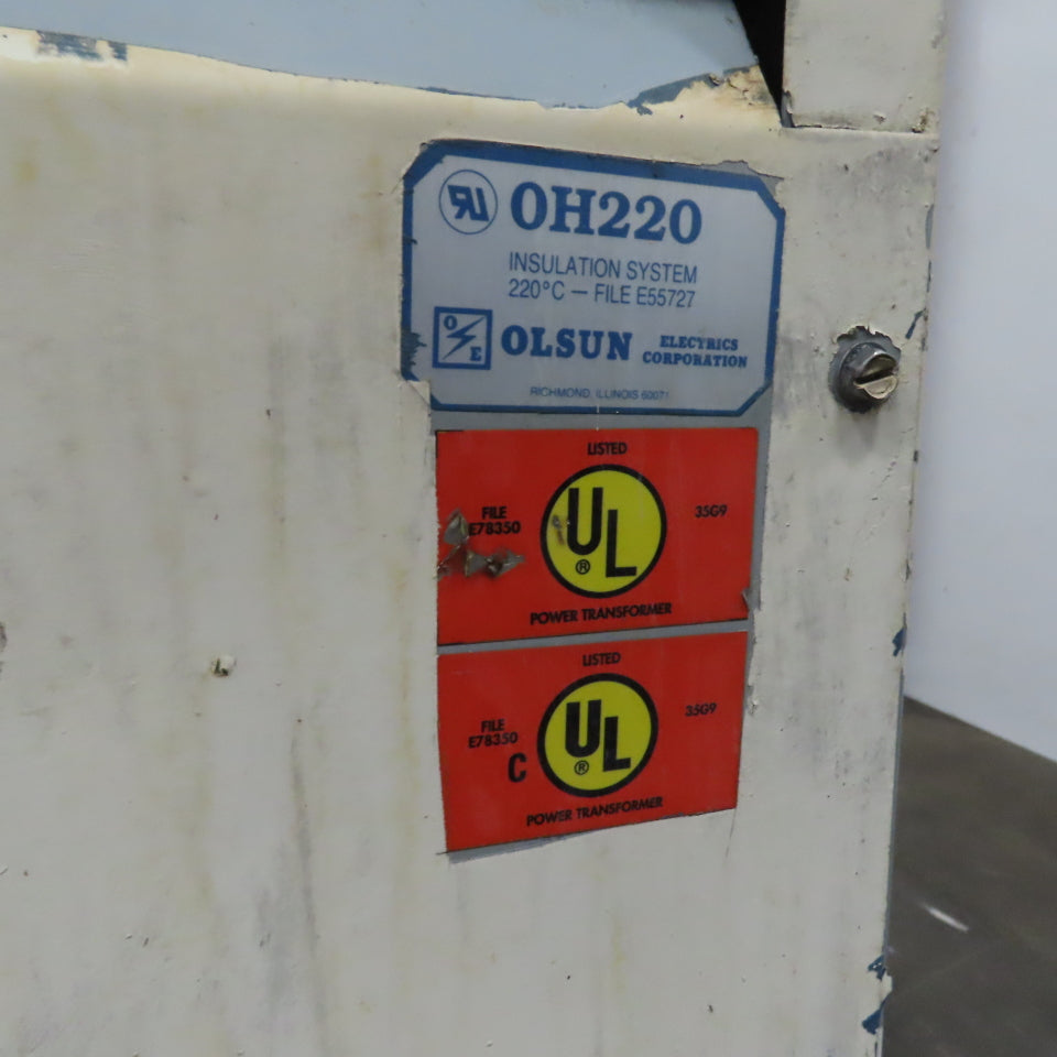 Olsun GT45NC-6 45kVA General Purpose Transformer Pri 480 Sec 208Y/120 NO DIAGRAM