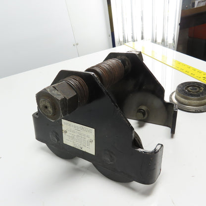CM Series 633 1 Ton Ball Bearing Hoist Trolley 3-1/2"- 10" Flange