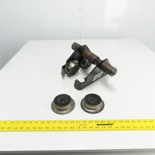 CM Series 633 1 Ton Ball Bearing Hoist Trolley 3-1/2"- 10" Flange