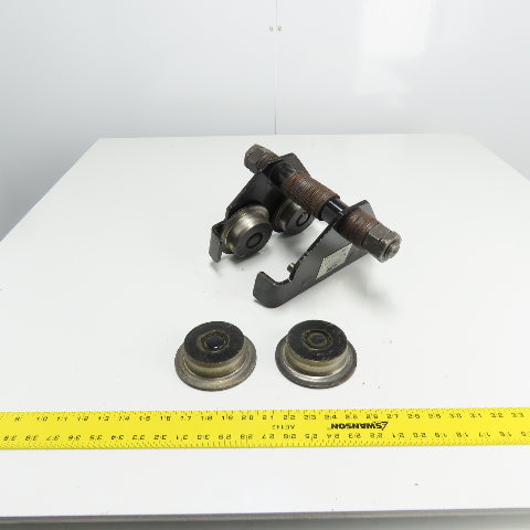 CM Series 633 1 Ton Ball Bearing Hoist Trolley 3-1/2"- 10" Flange