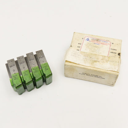 Quality Chaser Company M25 x 2.0 Regular 1-1/2KD 15 Hook Thread Chaser 45° Set/4