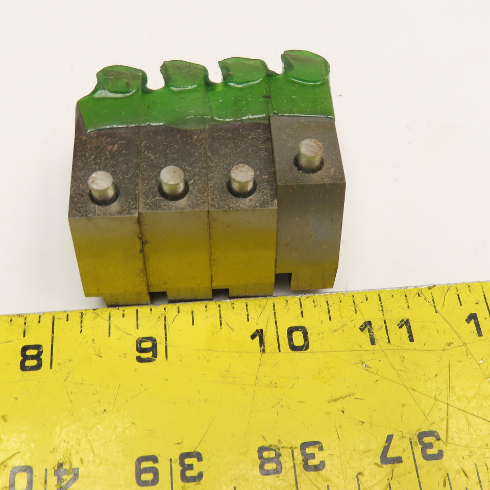 Quality Chaser Company M17 x 1.5 Regular 1-1/2KD 15 Hook Thread Chaser 45° Set/4
