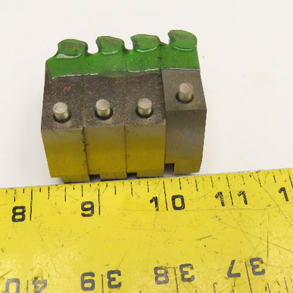 Quality Chaser Company M17 x 1.5 Regular 1-1/2KD 15 Hook Thread Chaser 45° Set/4
