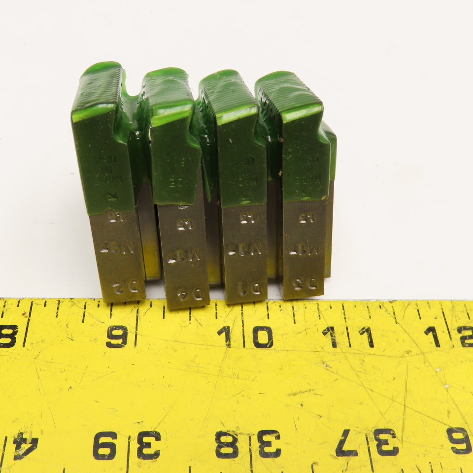 Quality Chaser Company M17 x 1.5 Regular 1-1/2KD 15 Hook Thread Chaser 45° Set/4