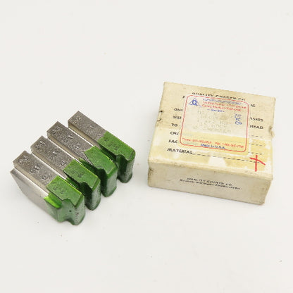 Quality Chaser Company M17 x 1.5 Regular 1-1/2KD 15 Hook Thread Chaser 45° Set/4