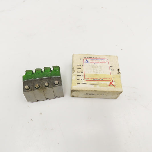 Quality Chaser Company M24 x 1.5 Regular 1-1/2KD 15 Hook Thread Chaser 45° Set/4