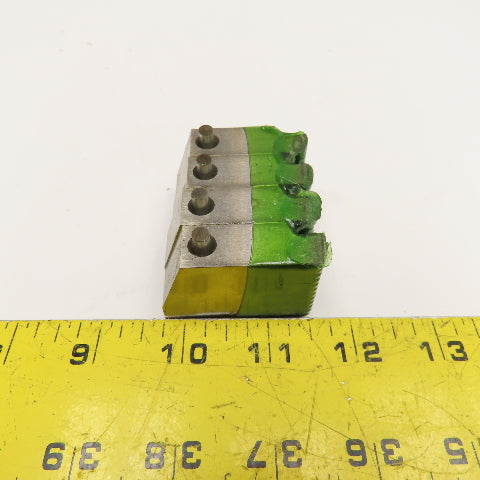 Quality Chaser Company M22 x 2.5 Regular 1-1/2KD 15 Hook Thread Chaser 45° Set/4