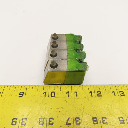 Quality Chaser Company M22 x 2.5 Regular 1-1/2KD 15 Hook Thread Chaser 45° Set/4
