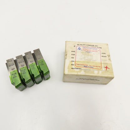Quality Chaser Company M22 x 2.5 Regular 1-1/2KD 15 Hook Thread Chaser 45° Set/4