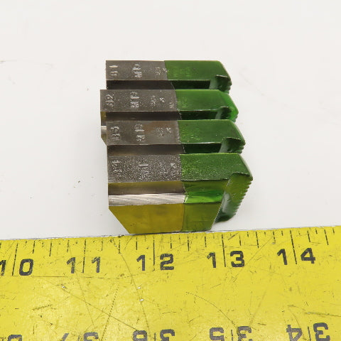 Quality Chaser Company M19 x 2.5 Regular 1-1/2KD 15 Hook Thread Chaser 45° Set/4