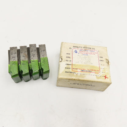 Quality Chaser Company M19 x 2.5 Regular 1-1/2KD 15 Hook Thread Chaser 45° Set/4