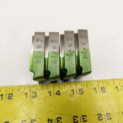 Quality Chaser Company M18 x 1.5 Regular 1-1/2KD 15 Hook Thread Chaser 45° Set/4