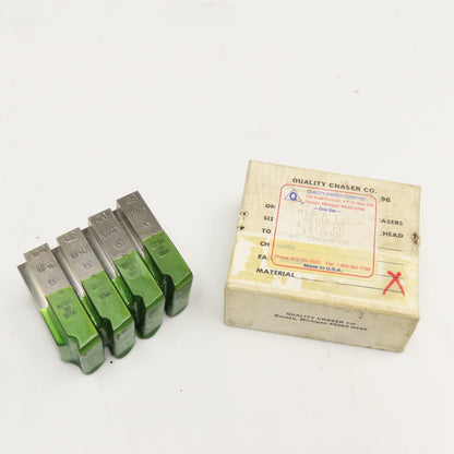 Quality Chaser Company M18 x 1.5 Regular 1-1/2KD 15 Hook Thread Chaser 45° Set/4