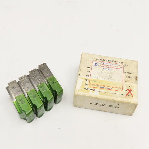 Quality Chaser Company M18 x 1.5 Regular 1-1/2KD 15 Hook Thread Chaser 45° Set/4
