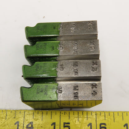 Quality Chaser Company M15 x 1.5 Regular 1-1/2KD 15 Hook Thread Chaser 45° Set/4