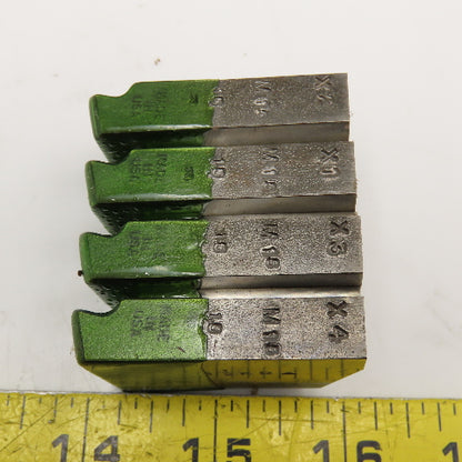 Quality Chaser Company M15 x 1.5 Regular 1-1/2KD 15 Hook Thread Chaser 45° Set/4