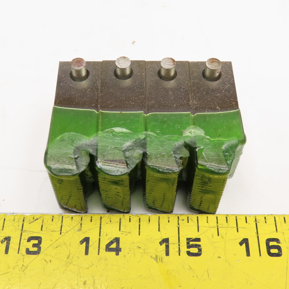 Quality Chaser Company M15 x 1.5 Regular 1-1/2KD 15 Hook Thread Chaser 45° Set/4