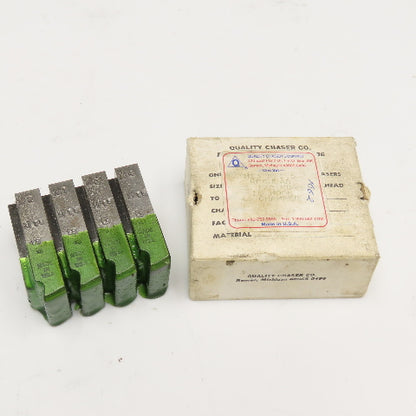 Quality Chaser Company M15 x 1.5 Regular 1-1/2KD 15 Hook Thread Chaser 45° Set/4