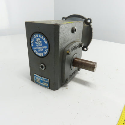 Boston Gear F72425B5G 25:1 Ratio Right Angle Gear Reducer