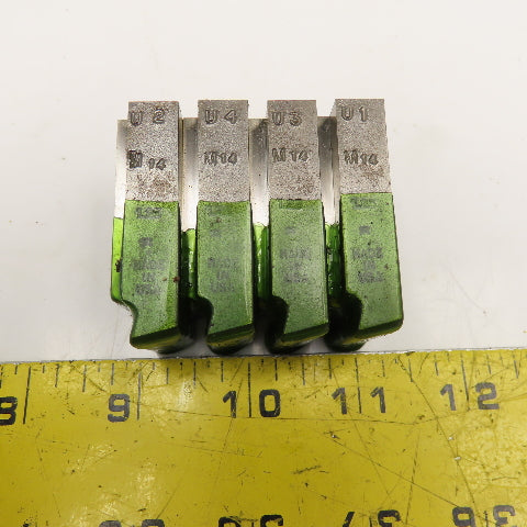 Quality Chaser Company M14 x 1.25 Reg. 1-1/2KD 15 Hook Thread Chaser 45° Set/4