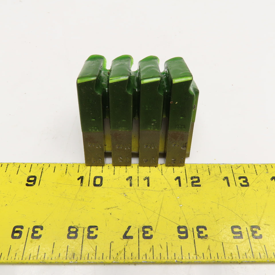 Quality Chaser Company M14 x 1.25 Reg. 1-1/2KD 15 Hook Thread Chaser 45° Set/4
