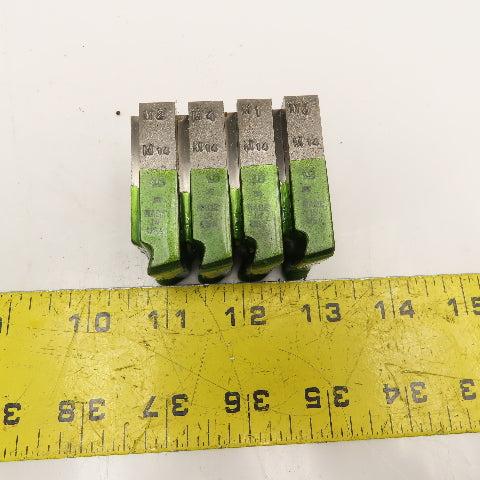 Quality Chaser Company M14 x 1.5 Reg. 1-1/2KD 15 Hook Thread Chaser 45° Set/4