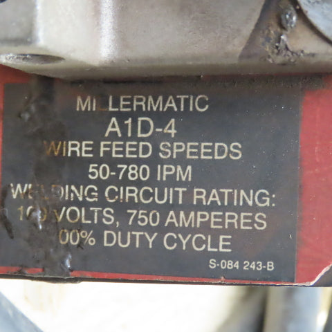 Miller Robotic Interface II Weld Controller 115V 1PH A1D-4 Feeder, Gun & Hoses