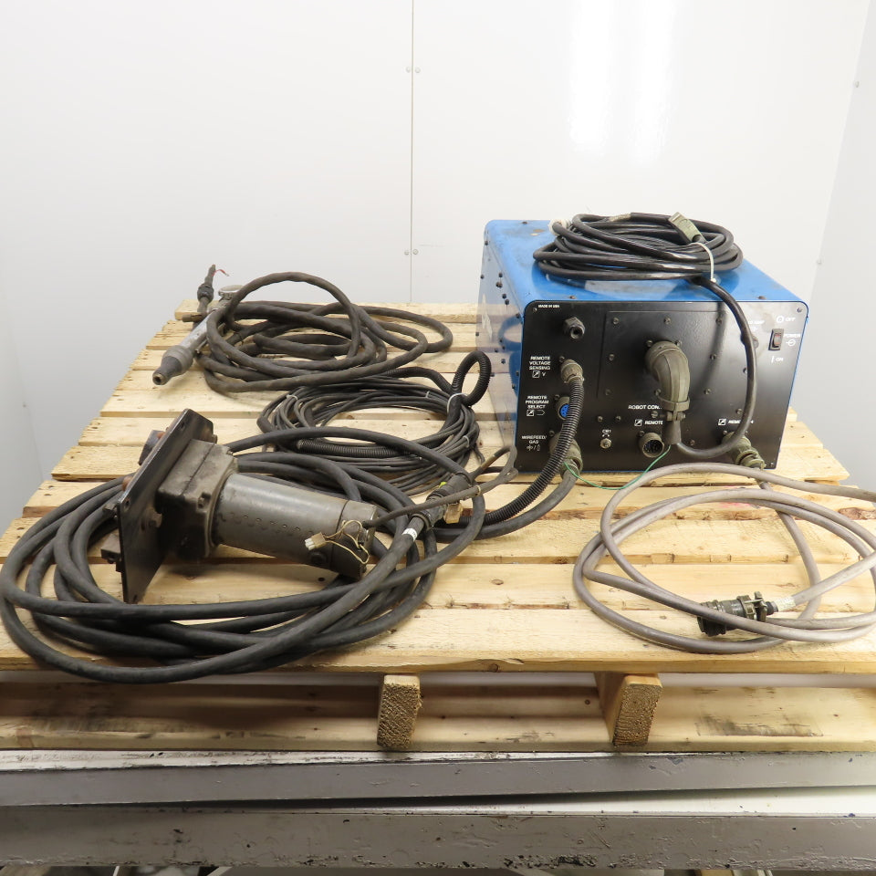 Miller Robotic Interface II Weld Controller 115V 1PH A1D-4 Feeder, Gun & Hoses