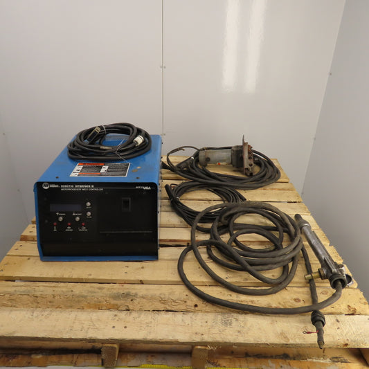 Miller Robotic Interface II Weld Controller 115V 1PH A1D-4 Feeder, Gun & Hoses