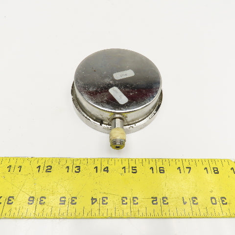 Ashcroft 0-600 PSI Glycerin Filled Pressure Gauge 1/4" NPT Bottom Port 4" Dial