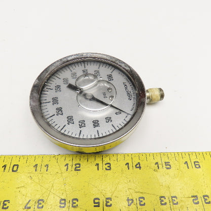 Ashcroft 0-600 PSI Glycerin Filled Pressure Gauge 1/4" NPT Bottom Port 4" Dial