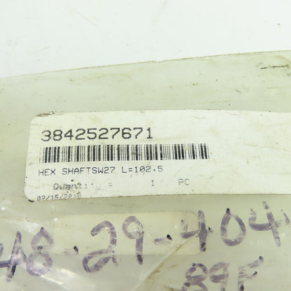 3842527671 Hex Shaft SW27 L=102.5 OAL