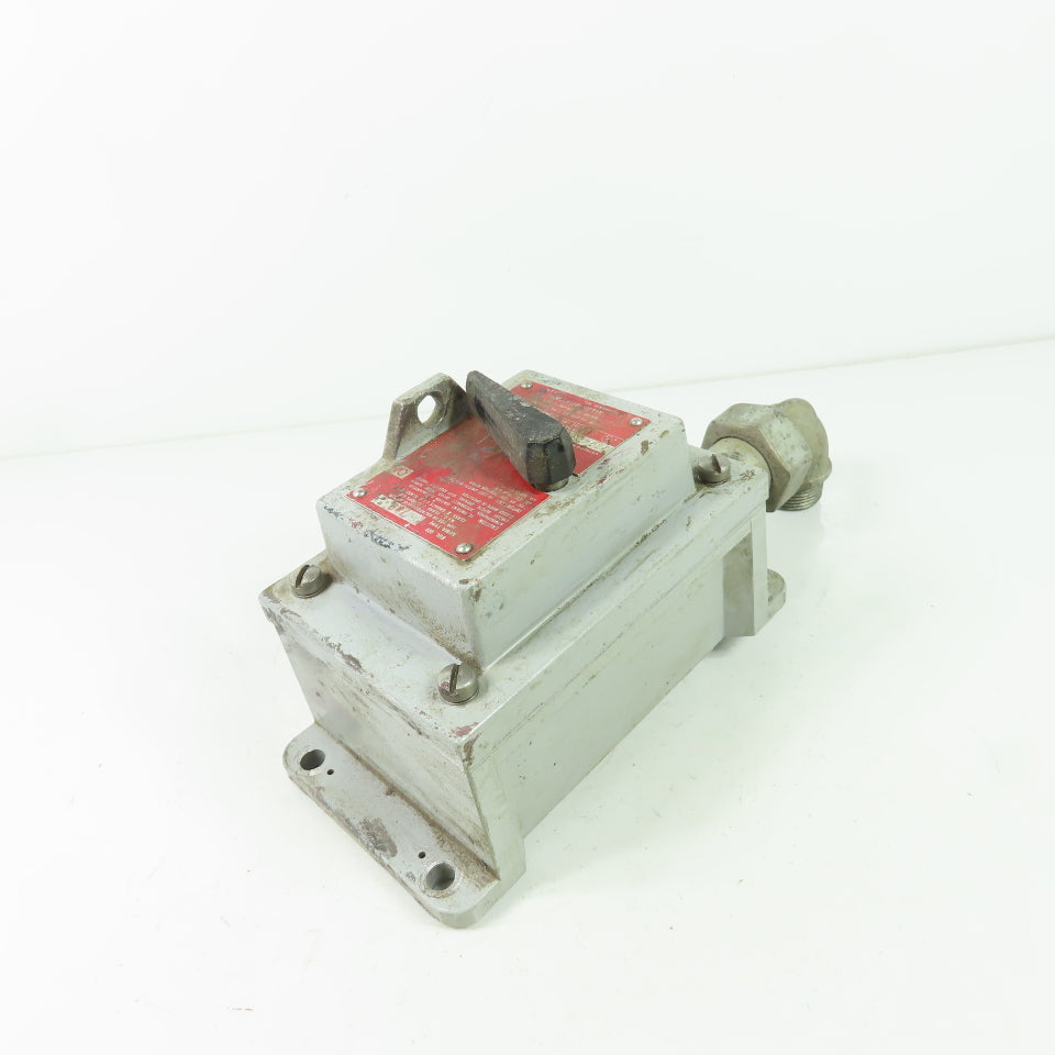 Allen Bradley 600-TEX5 Ser D Nema 7 & 9 Haz Location Manual Motor Starter Switch
