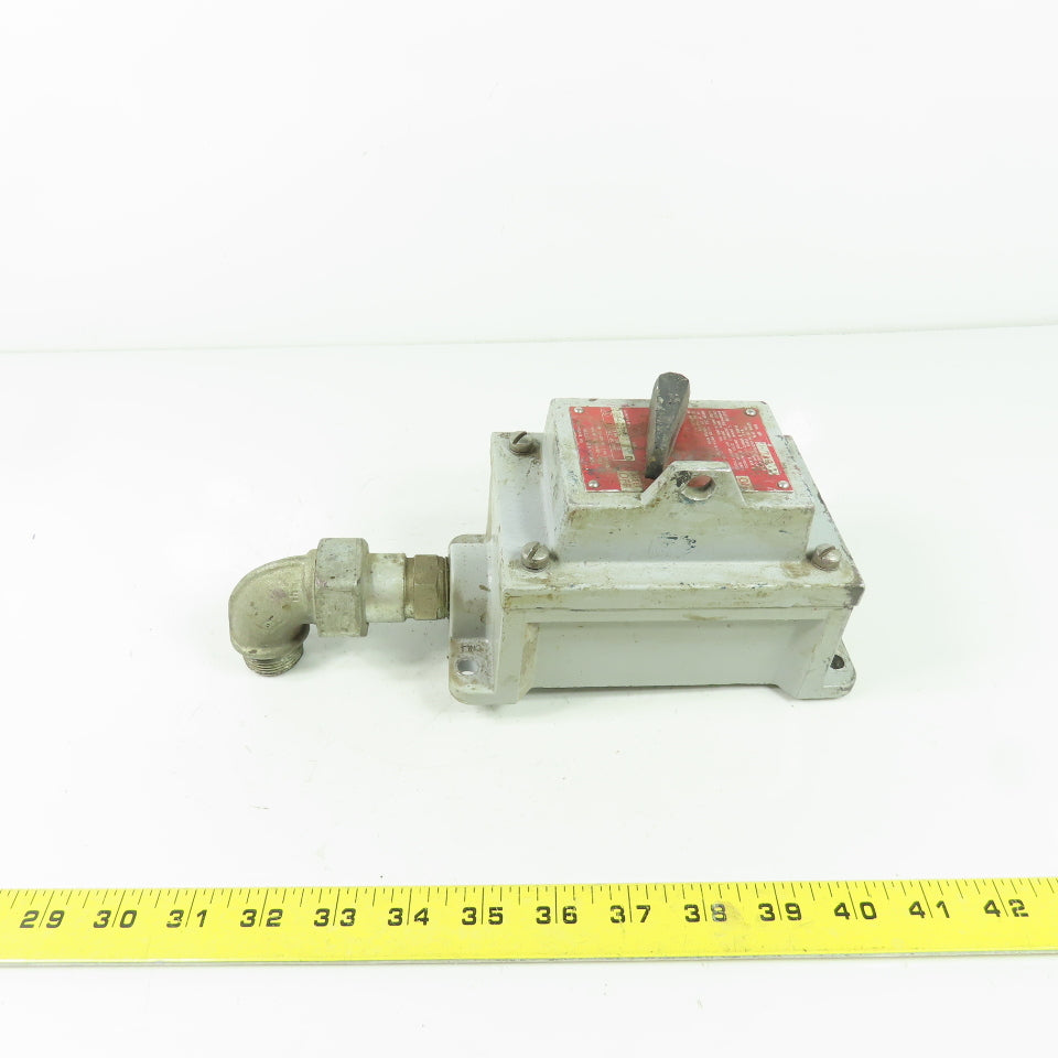 Allen Bradley 600-TEX5 Ser D Nema 7 & 9 Haz Location Manual Motor Starter Switch