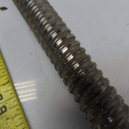 25mm Diam x 14mm Double Pitch Ball Screw & Nut Assembly 1375mm OAL 1080mm Travel