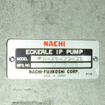 Nachi IP H-4B-32-20 Eckerle IP Pump Hydraulic Pump 1" Shaft