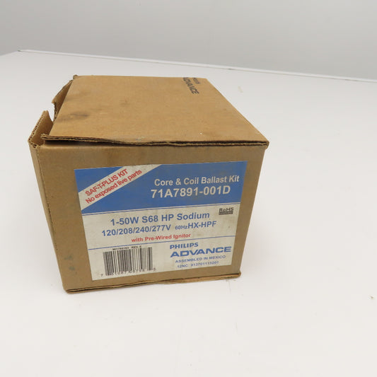Philips Advance 71A7891-001D 1-50W S68 HP Sodium Core & Coil Ballast Kit