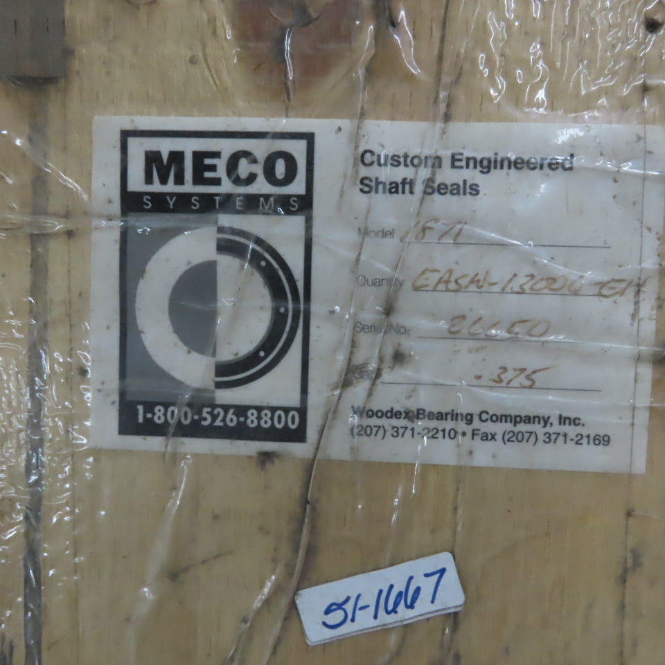 Meco 1871 Custom Shaft Seal 13-3/8" ID 18-1/2" OD