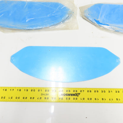 Helmet Visor Film Shield 17" L x 5-3/4" W Lot Of 100