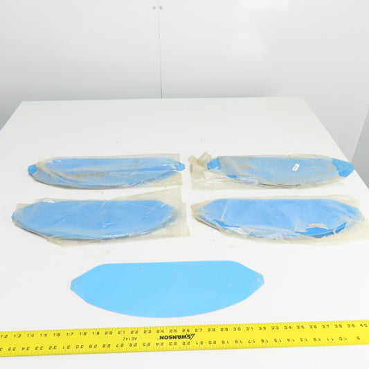 Helmet Visor Film Shield 17" L x 5-3/4" W Lot Of 100