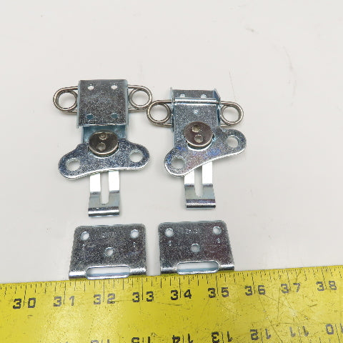 Southco 2811X 4-1/2" Turn Key Draw Latch And Keeper Set Of 2