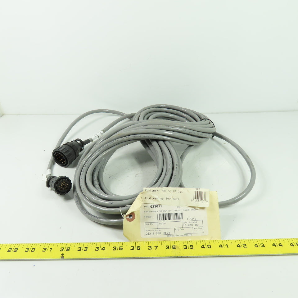 Hypertherm 023611 HT2000 Power Supply/RHF Cable 1x1/2x1 40' OAL