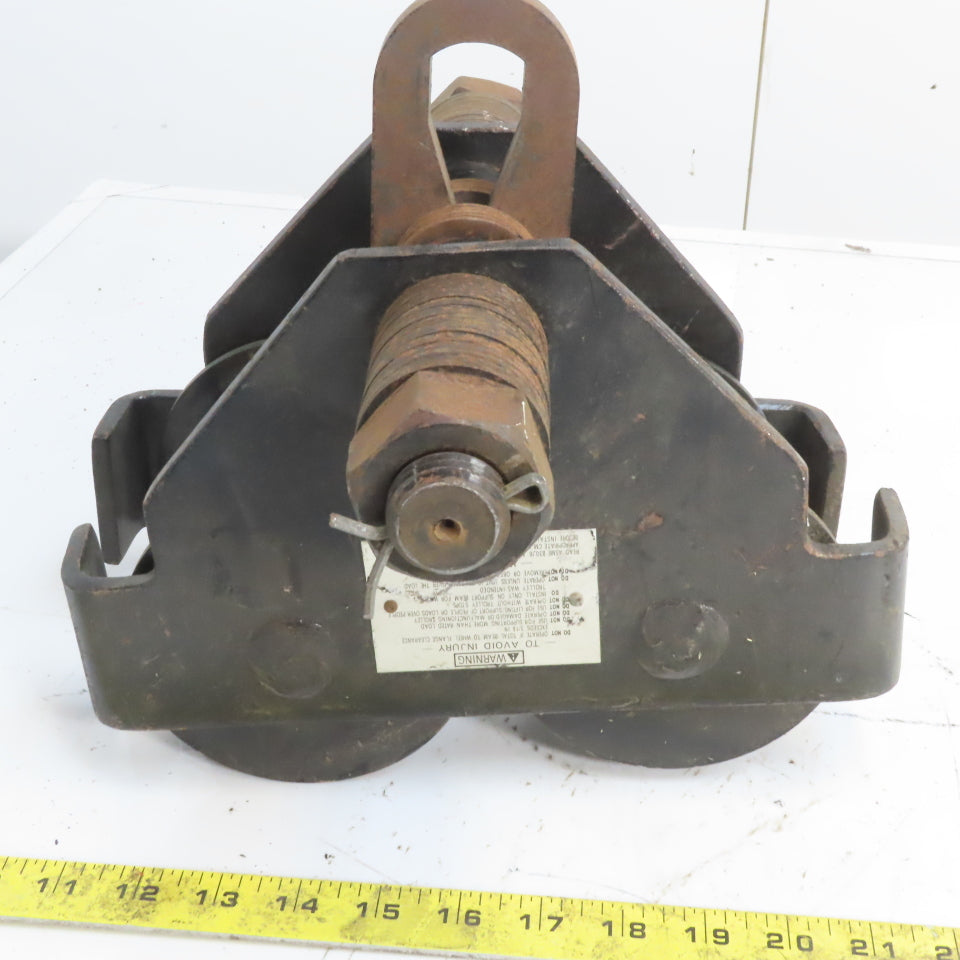 CM Series 633 1 Ton Push /Pull Hoist Trolley 3" to 8" Flange