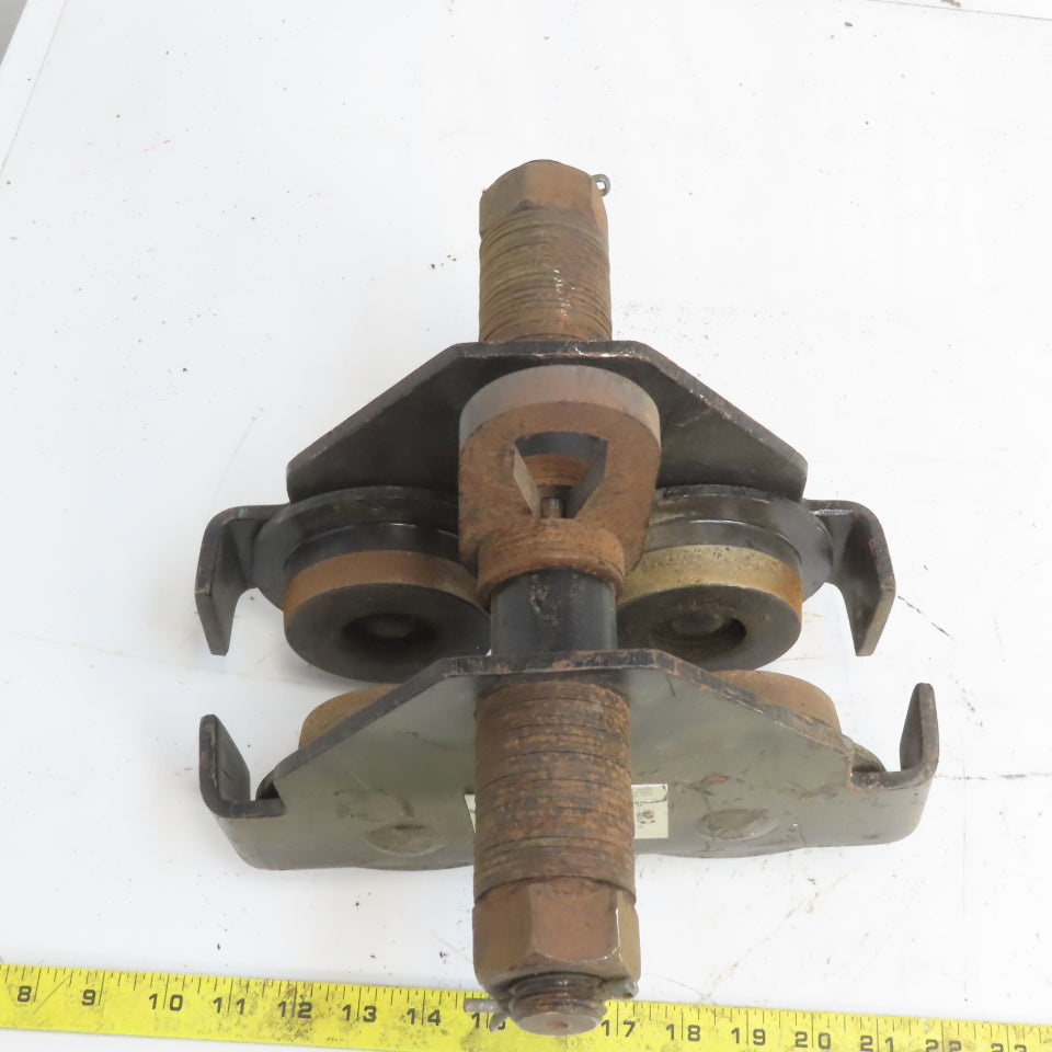 CM Series 633 1 Ton Push /Pull Hoist Trolley 3" to 8" Flange