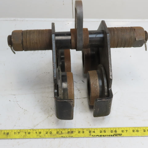 CM Series 633 1 Ton Push /Pull Hoist Trolley 3" to 8" Flange