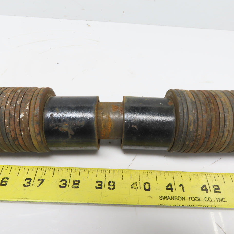 CM Series 633 1 Ton Push /Pull Hoist Trolley Tie Rod Shaft W/Nuts & Spacers