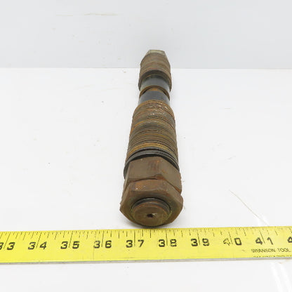 CM Series 633 1 Ton Push /Pull Hoist Trolley Tie Rod Shaft W/Nuts & Spacers