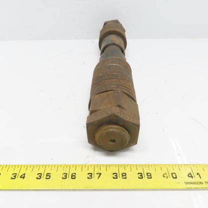 CM Series 633 2 Ton Push /Pull Hoist Trolley Tie Rod Shaft W/Nuts & Spacers