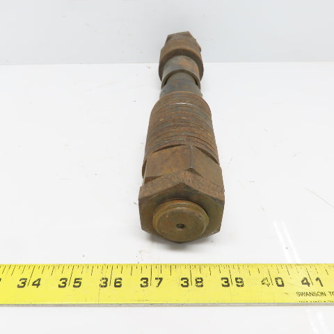 CM Series 633 2 Ton Push /Pull Hoist Trolley Tie Rod Shaft W/Nuts & Spacers